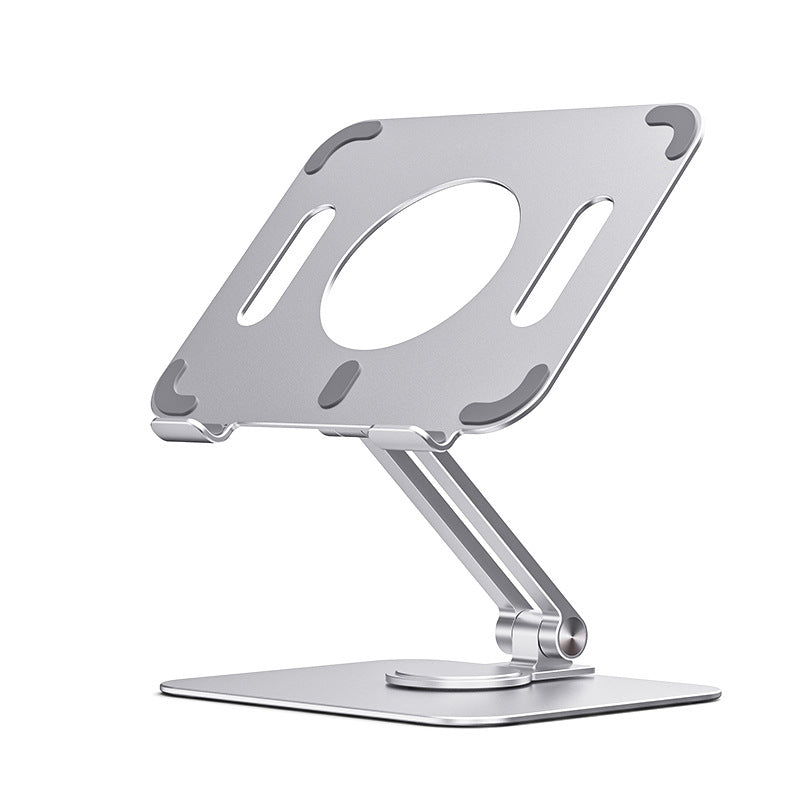 Sammenleggbar og roterbar iPad-holder i aluminiumslegering