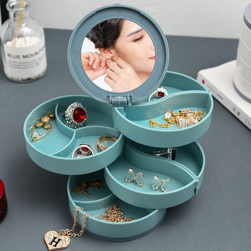 Jewelry Stand Holder Storage Box Multilayer Rotating