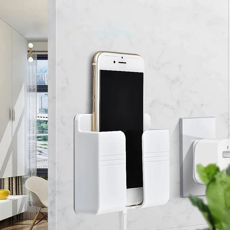 Wall-mounted mobile phone charging stand