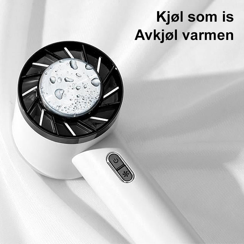 Smart Cold Compress håndholdt vifte Oppladbar mini bærbar personlig vifte