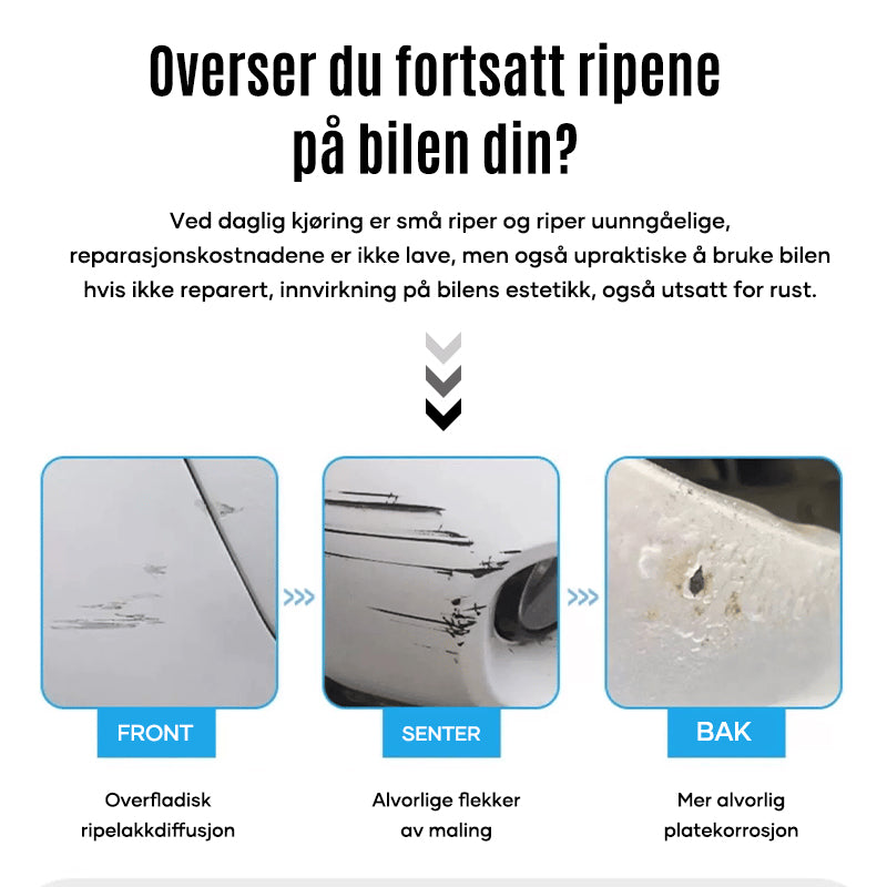 Fyllepenn for restaurering av billakk