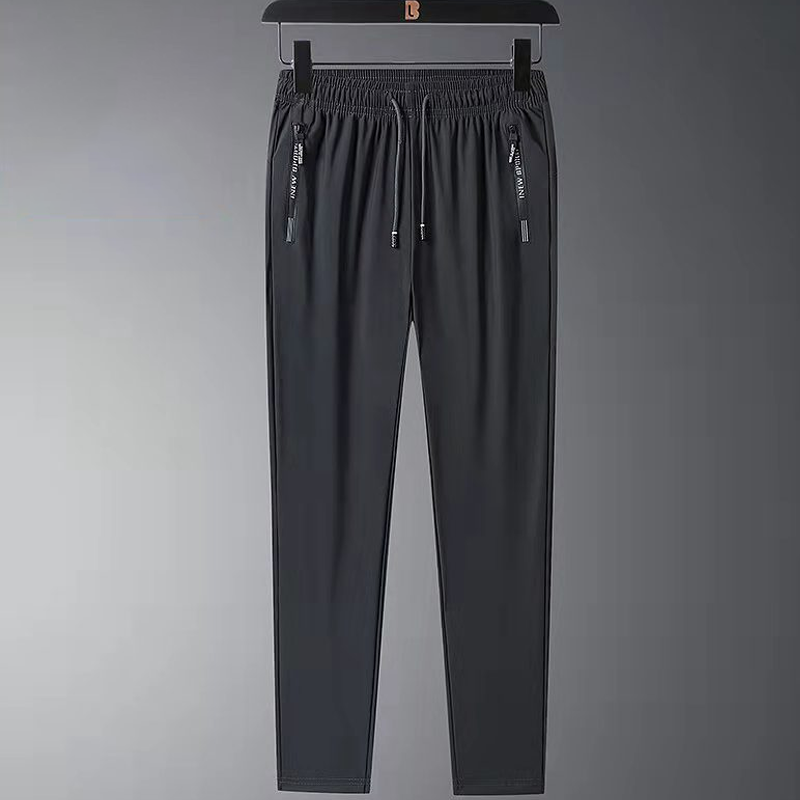 Casual Ice Silk joggebukse for menn