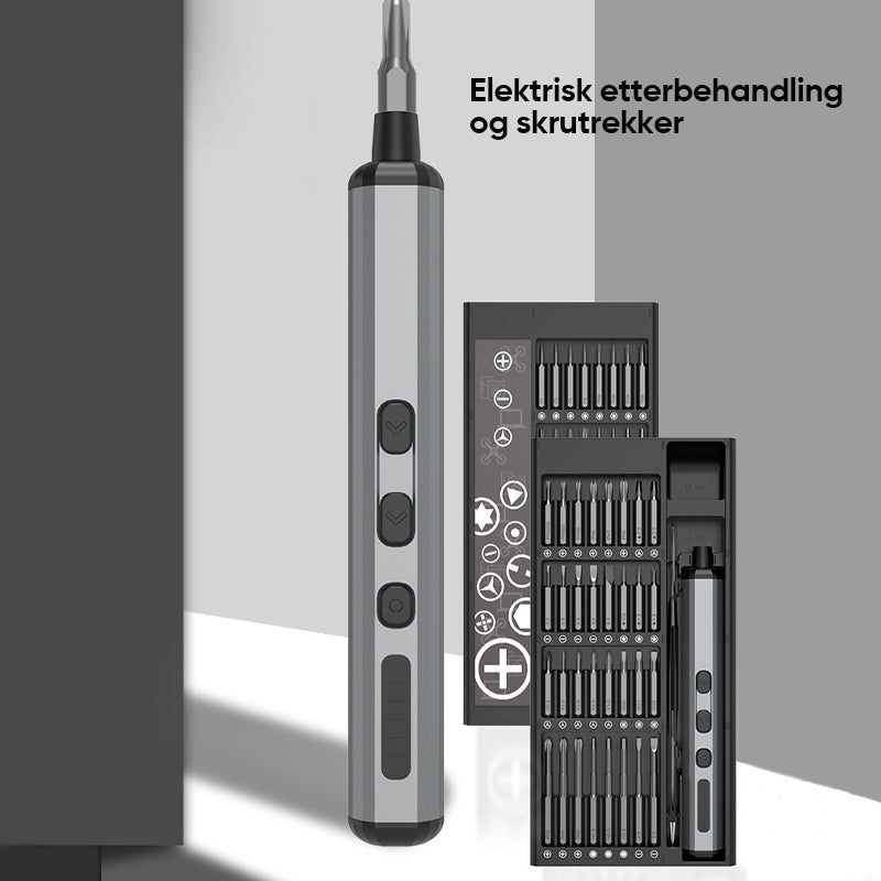 68 i 1 Mini Precision elektrisk skrutrekkersett