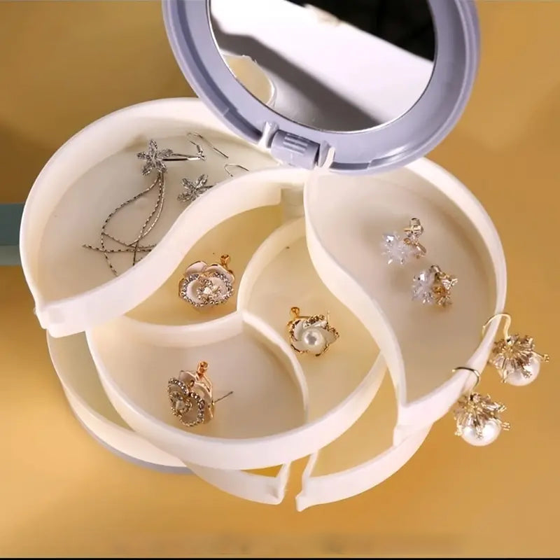 Jewelry Stand Holder Storage Box Multilayer Rotating