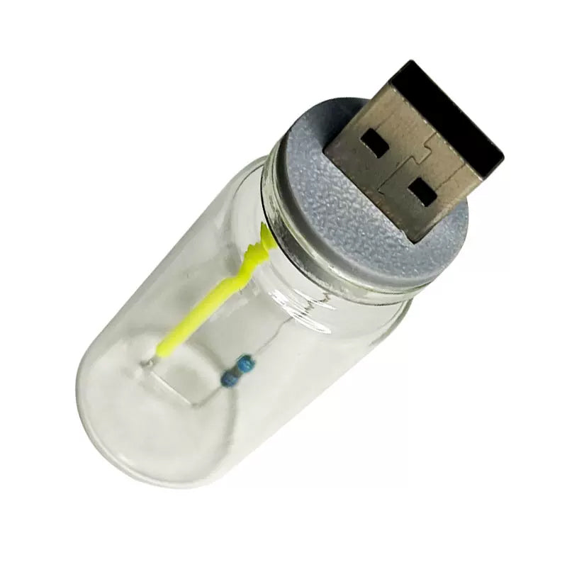 USB glassflaske touch nattlys