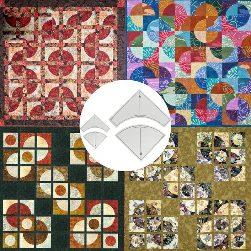 Quick Curve Quilt-malsett