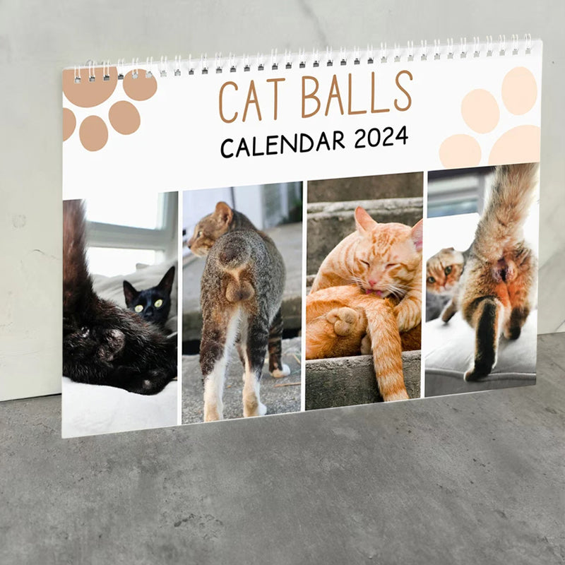 Morsom Katteballer kalender 2024