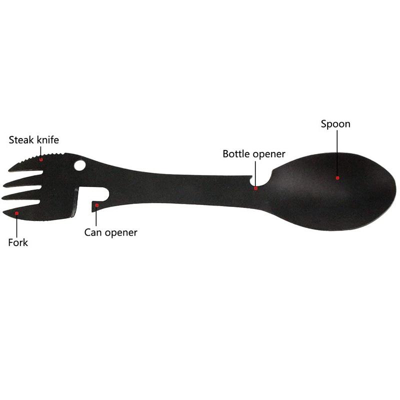 Trek-verktøyet - 5 i 1 taktisk Spork