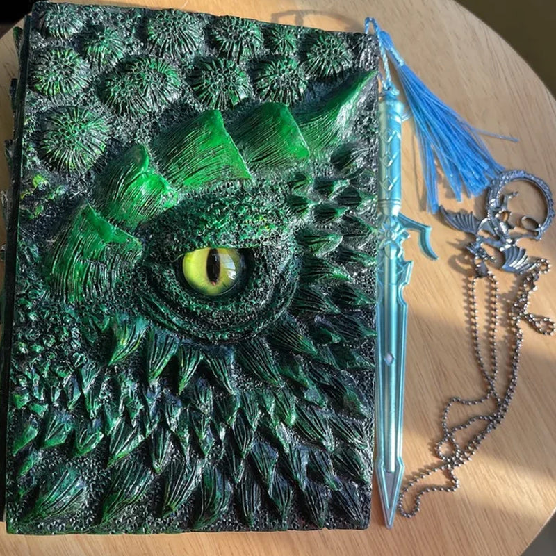 Glorious 3D Dragon Journal Book