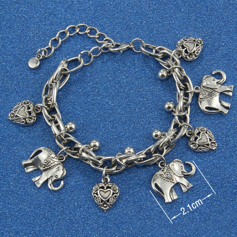 Håndlaget godt elefant anklet🔥 Kjøp 2, -10%🔥