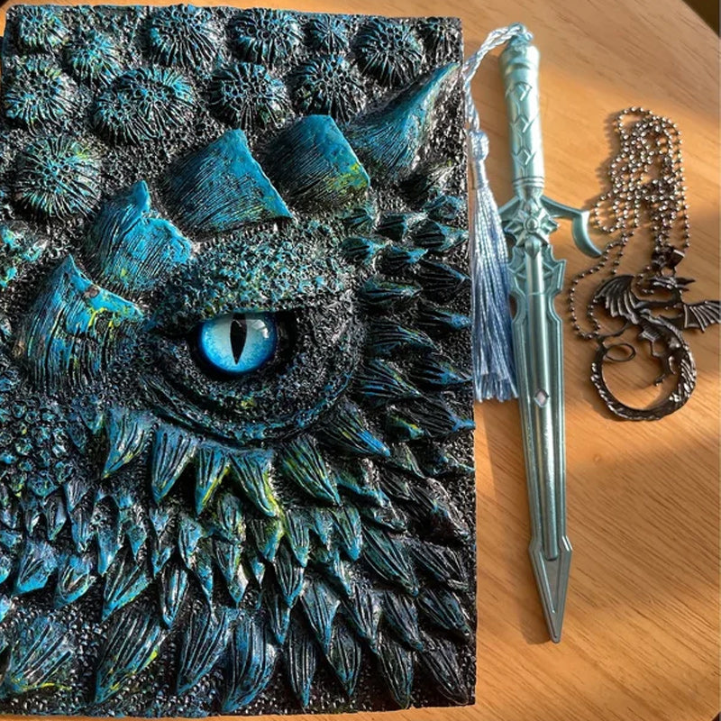 Glorious 3D Dragon Journal Book