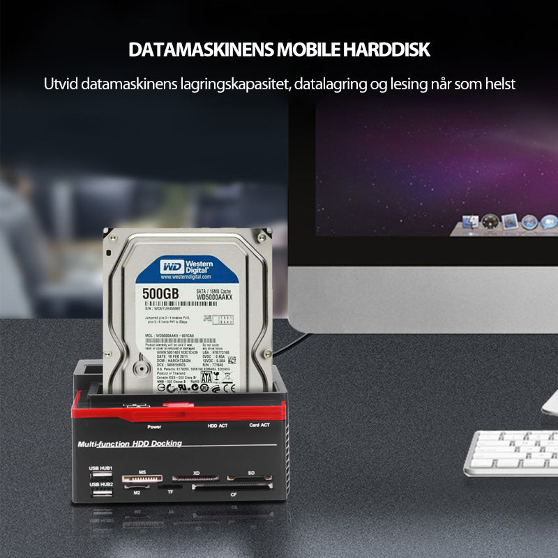 Dual Bay IDE/SATA Hard Drive Docking Station