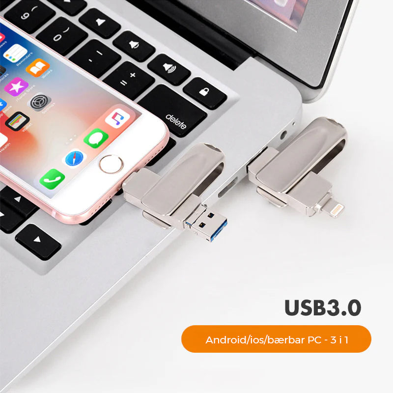 3-i-1 USB Flash Drive