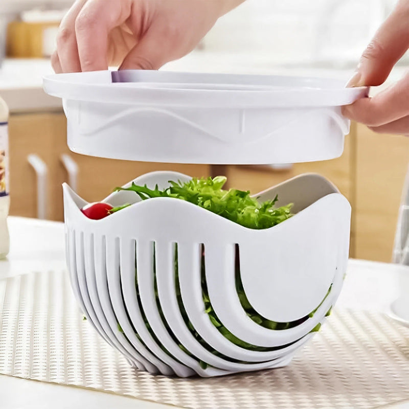 Creative Wavy Vegetable and Fruit Cutting Bowl