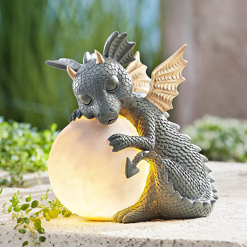 MystiCalls Garden Dragon Meditated  Statue Collecting