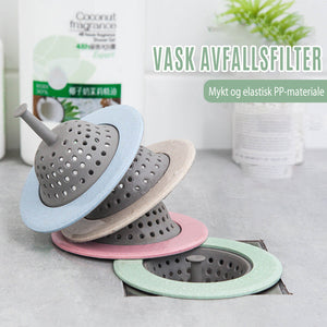 Plastfilter for vaskerester