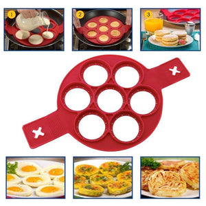 Hirundo non-stick silikon pannekake mold ring