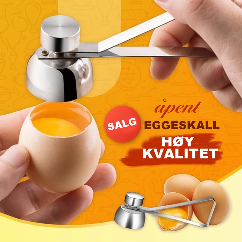 Eggeskallåpner i rustfritt stål