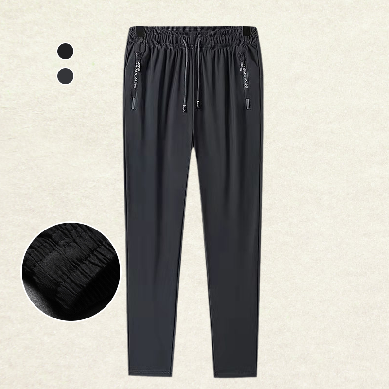 Casual Ice Silk joggebukse for menn