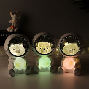 Astronaut LED nattlampe