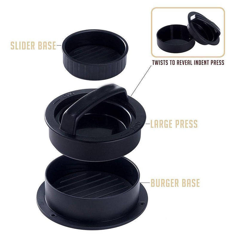 1-2-3 Burger Press Patty Maker