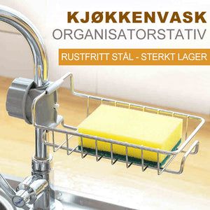 Arrangørstativ for kjøkkenvaske