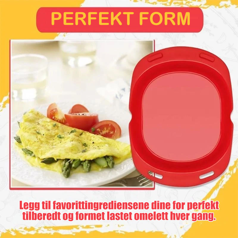 Silikon Omelettlager for Mikrobølgeovn