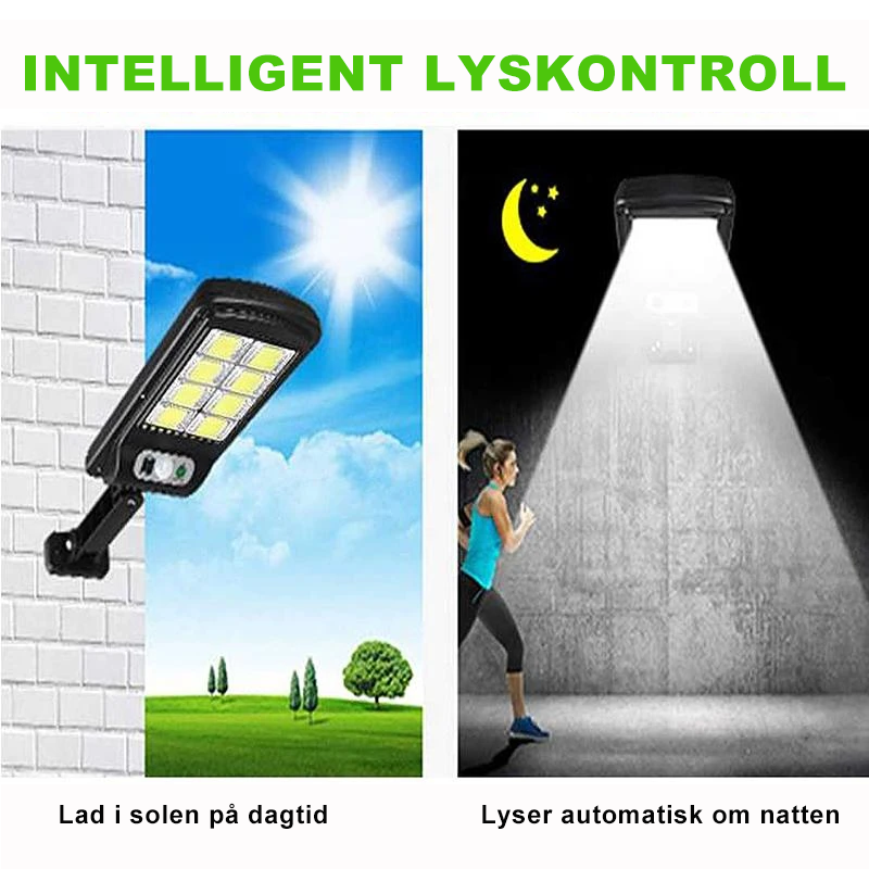 Solcelledrevet LED-lampe