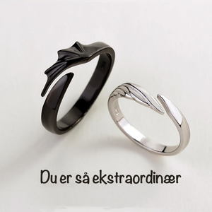 Ring for et par av engel og demon