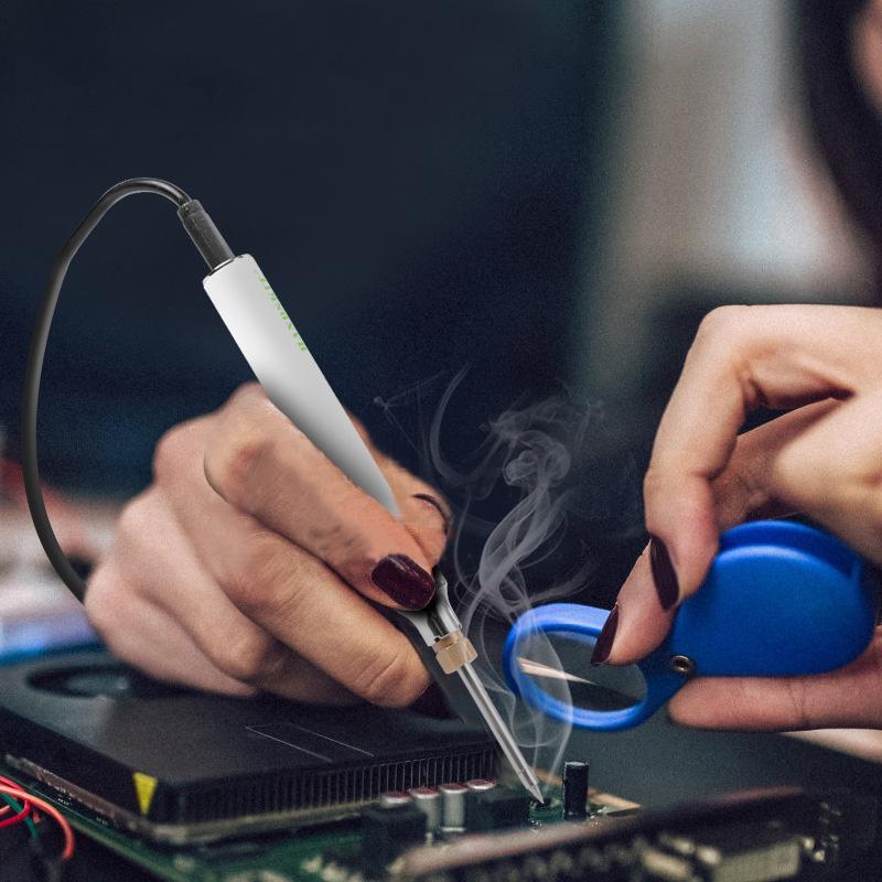 USB bærbart elektrisk loddeboltsett