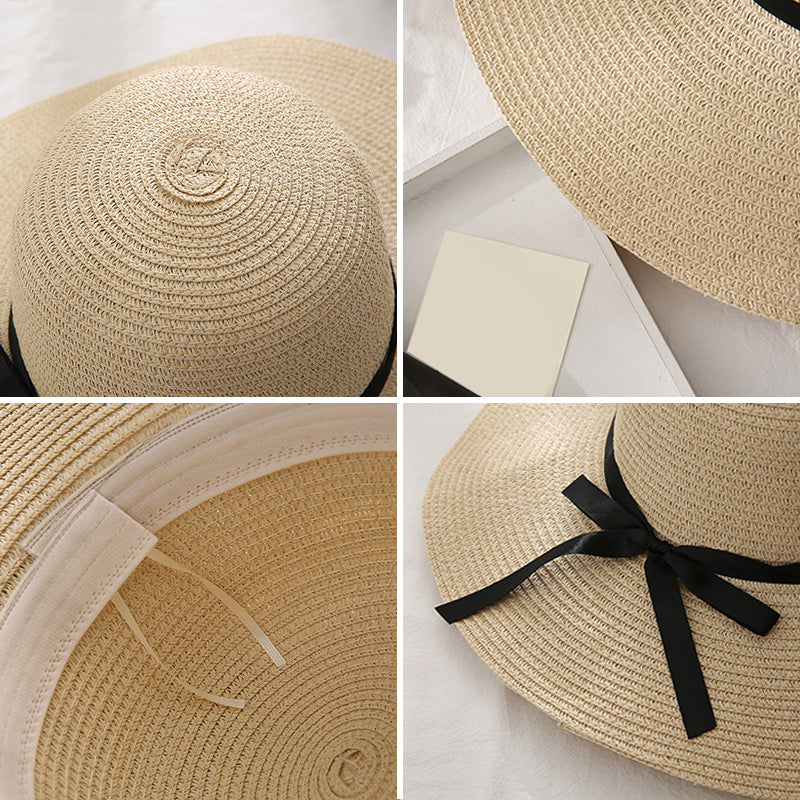 Wide Brim Foldable Straw Summer Sun Hat