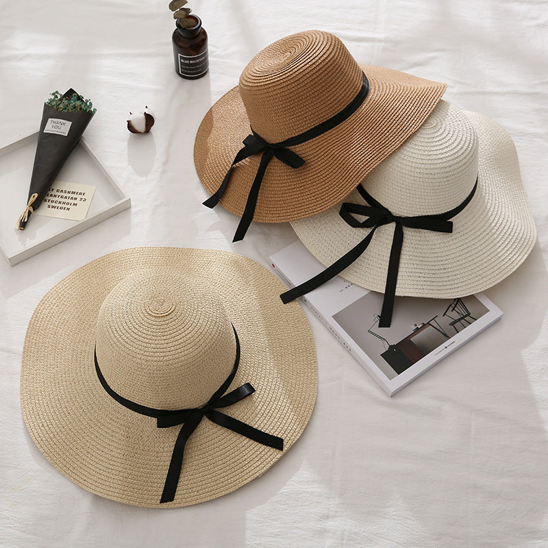 Wide Brim Foldable Straw Summer Sun Hat