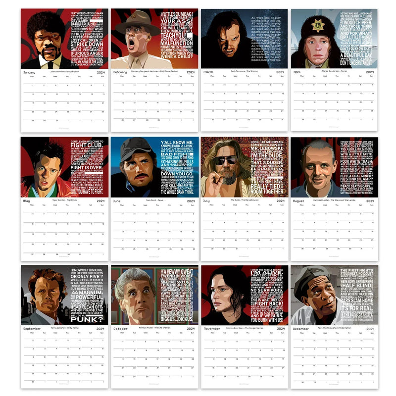 Film Sitater 2024 Kalender