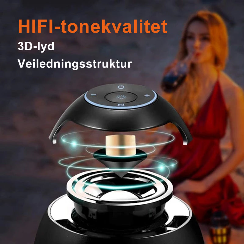 Bluetooth-høyttaler med Flammeeffekt