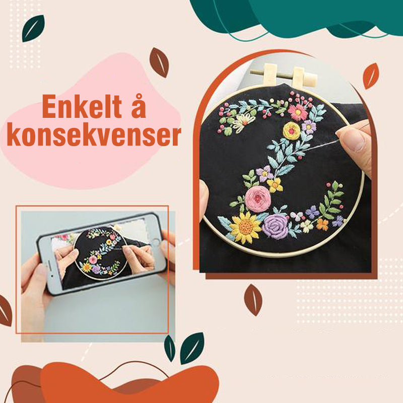 Fasjonable DIY broderisett