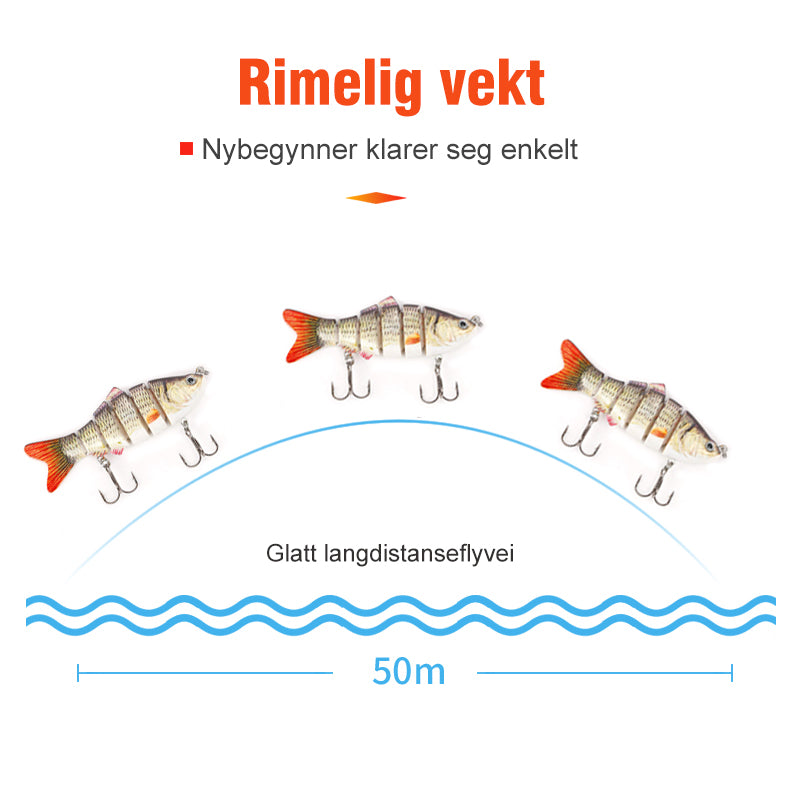 Simulering fiske lokke fiskeverktøy