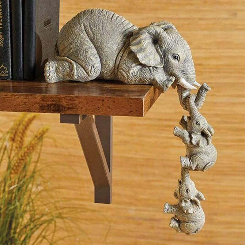Elefant barnepike håndmalte figurer