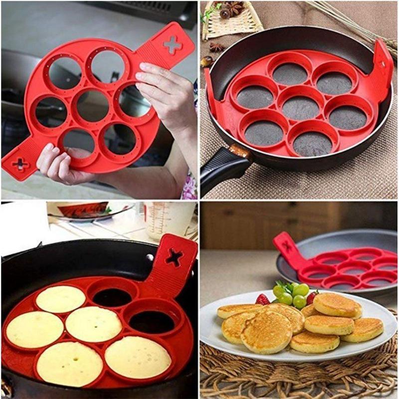 Hirundo non-stick silikon pannekake mold ring