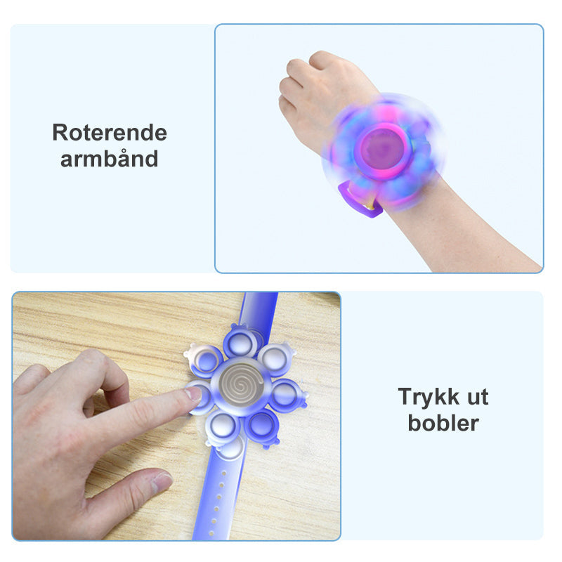 Snurrende Pop Boble Armbånd