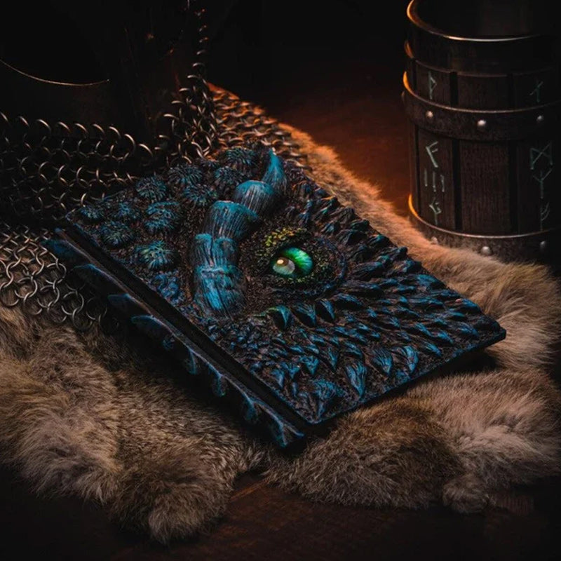 Glorious 3D Dragon Journal Book