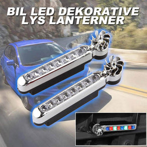 LED dekorative lys for bil, 2 stk