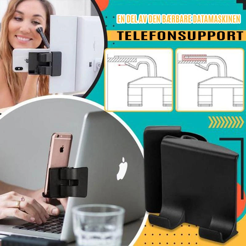 Laptop sidetelefonholder