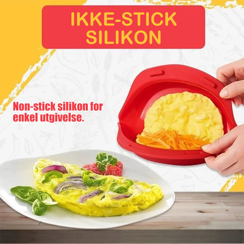 Silikon Omelettlager for Mikrobølgeovn