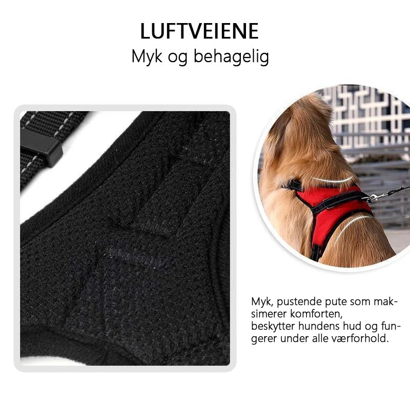 Hirundo® Justerbar hundesele til hunder som elsker å trekke