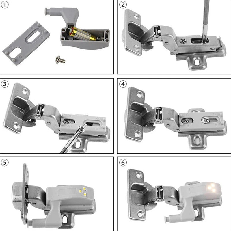 Smart Sensorskap LED -Lys (10 stk)