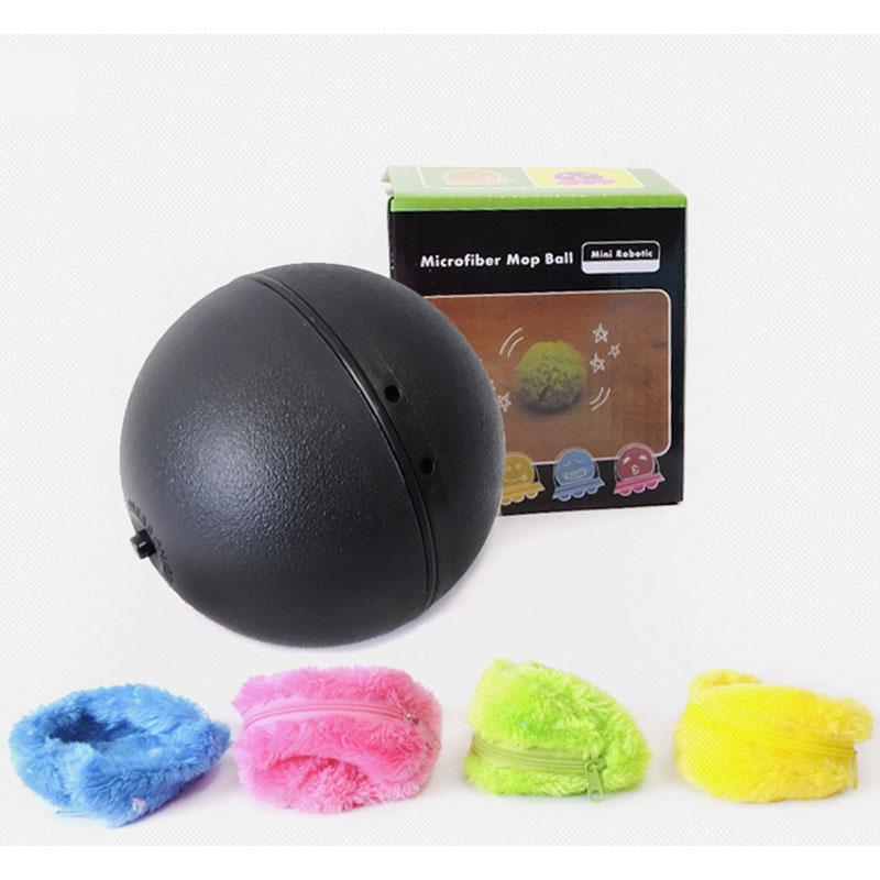 Pet Electric Ball Toy Med Plysjdeksel