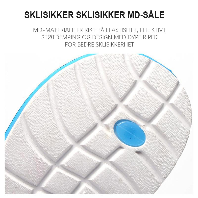 Myke regnbue flip-flop sandaler for kvinner