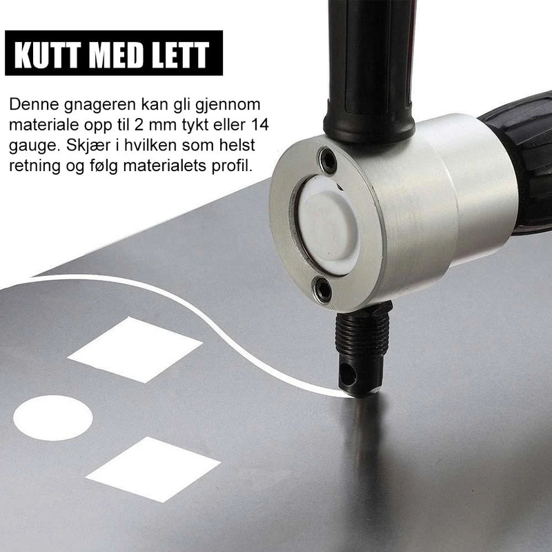 Domom® dobbelhodet håndholdt metall nibbler kutter