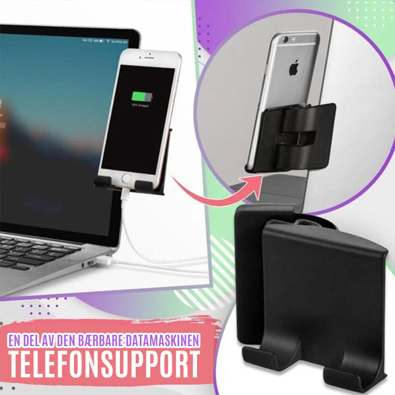 Laptop sidetelefonholder