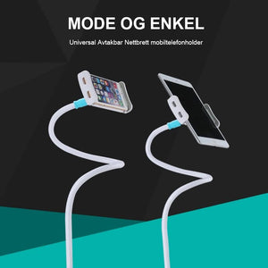 Universal avtakbar mobiltelefonholder med lang arm